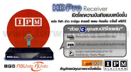 จานส้ม IPM HD Plus