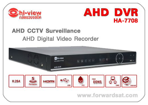 ͧѹ֡ҾͧǧûԴ Hiview AHD DVR, HA-7008