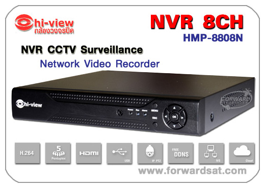 ͧѹ֡ͧǧûԴк IP Network  Hiview NVR  HMP-8808N